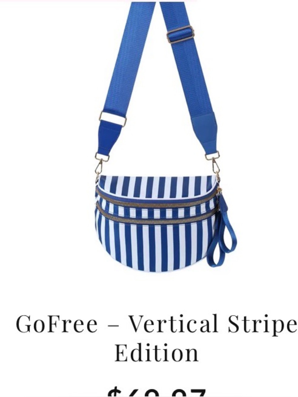 Emmafy Viral Go Hands free bag new no tags